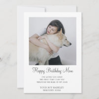 Dog Photo Happy Birthday Mom From Rescue Dog