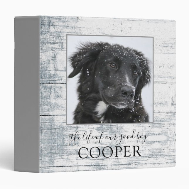 Dog Photo Keepsake Binder (Front/Spine)