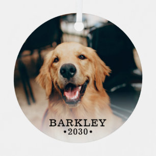 Dog Photo Metal Ornament