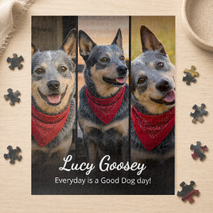 Dog Photo Name Cute Saying Jigsaw Puzzle