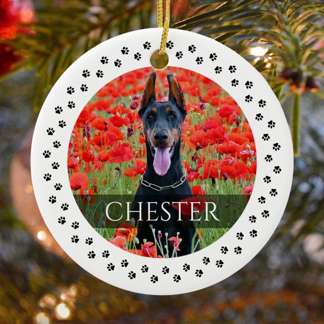 Dog Photo Ornament - Personalized Pet Keepsake (Creator Uploaded)
