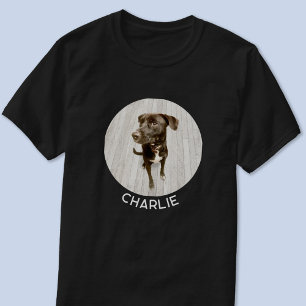 Dog Photo Personalized Custom Name T-Shirt