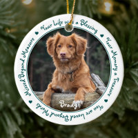 Dog Photo Pet Memorial Keepsake