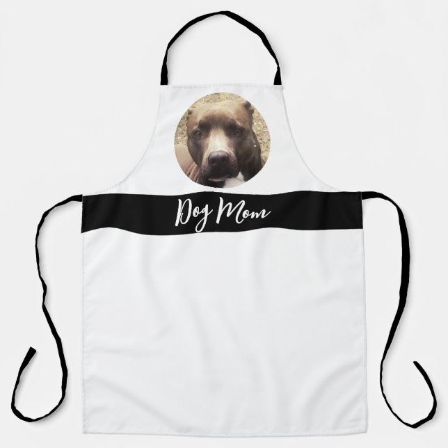 Dog Photo Pet Picture Custom Kitchen Apron (Front)