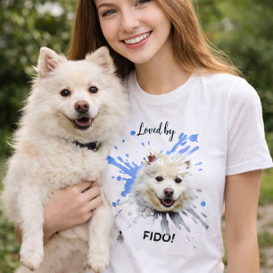 Dog photo splash fun humour love T-Shirt