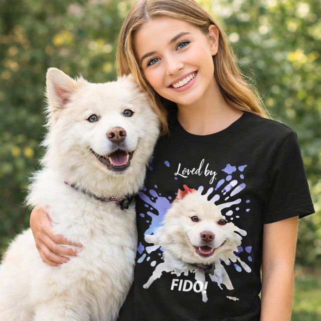 Dog photo splash fun humour love T-Shirt (Creator Uploaded)