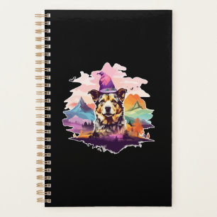 Dog Pink Halloween Planner