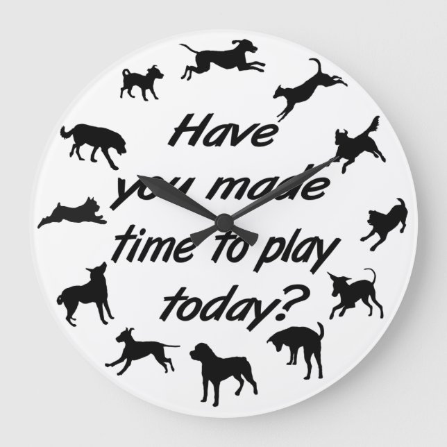 Dog Play Time Clock (Front)