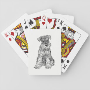 Dog Playing Cards - Schnauzer