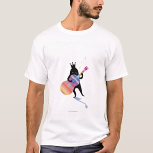 Dog Playing Guitar T-Shirt