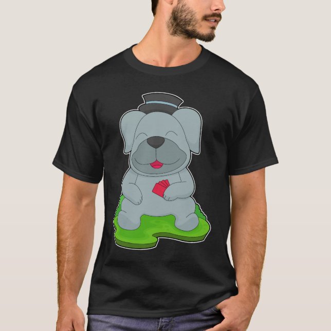 Dog Poker Poker cards T-Shirt (Front)