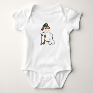 Dog Police officer Police hat Baby Bodysuit