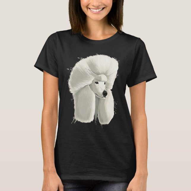 Dog Poodle T-Shirt (Front)
