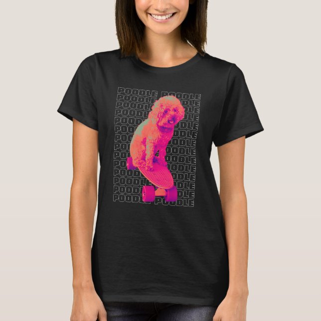 Dog  Poodle Women's Poodle Men's T-Shirt (Front)