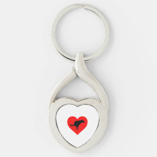 Dog Poop Heart    Keychain