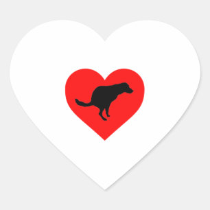 Dog Poop Heart    Sticker