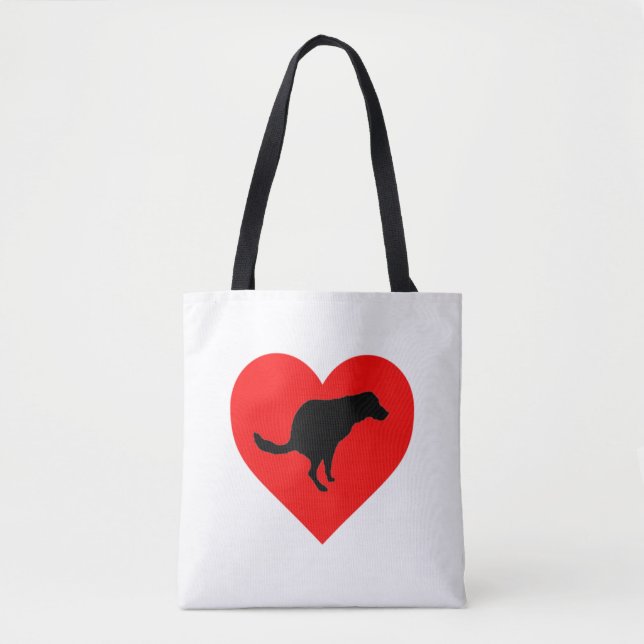 Dog Poop Heart    Tote Bag (Front)