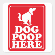 Dog Poop Here