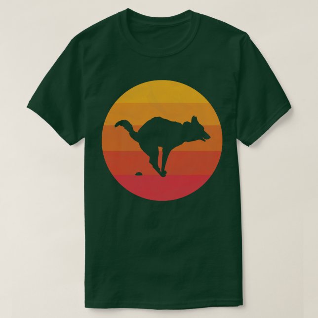 Dog Pooping T-Shirt (Design Front)