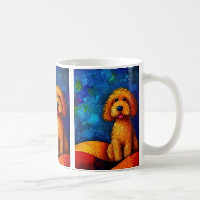 Dog Portrait Art Coffee Mug (Right)
