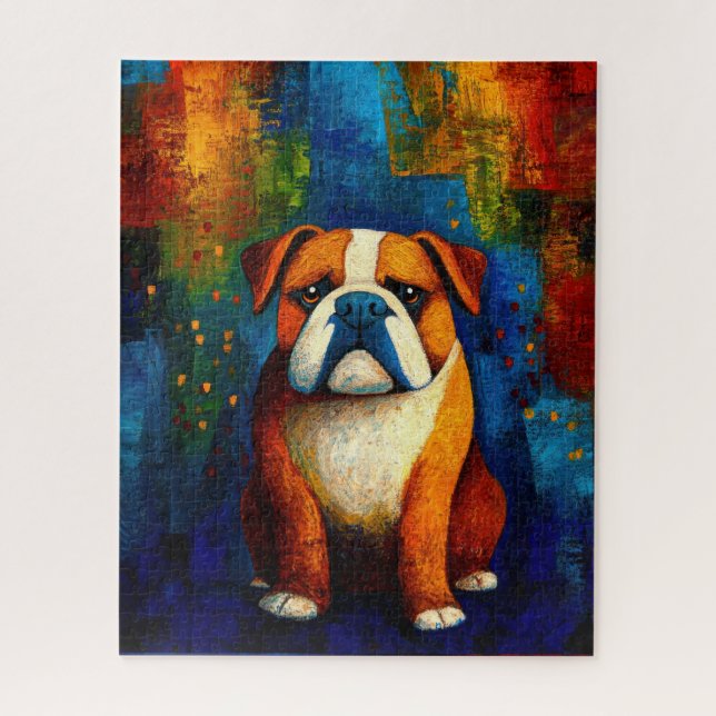 Dog Portrait Art Puzzle (Vertical)