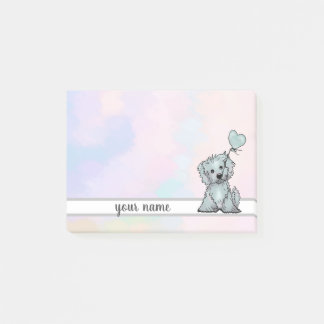 dog post-it adhesive label notes