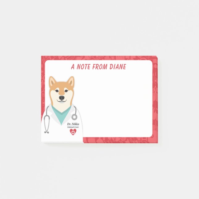 Dog Post-It Pad Notes (Front)
