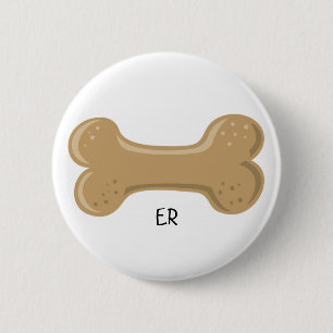 Dog Pound_Bone 2 Inch Round Button
