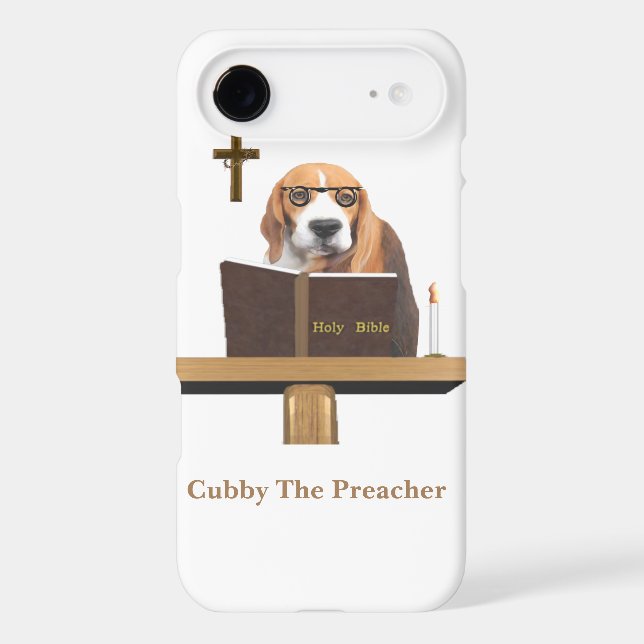 Dog Preacher Case-Mate iPhone Case (Back)