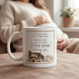 Dog Pregnancy Announcement Coffee Mug