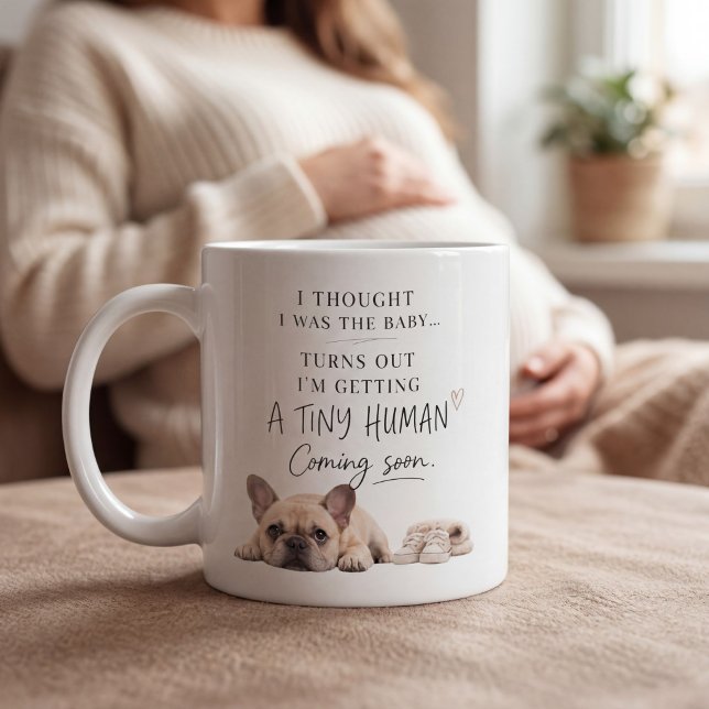 Dog Pregnancy Announcement Coffee Mug (Creator Uploaded)