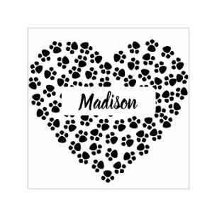Dog Print Personalized Self-inking Stamp