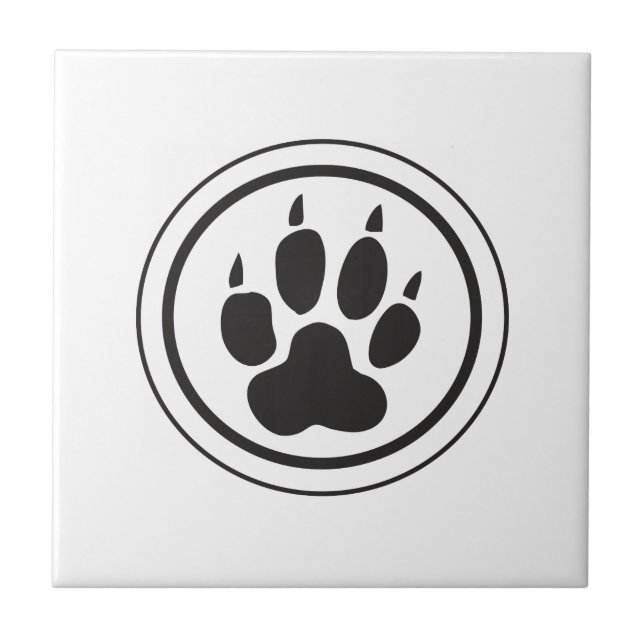 Dog Print Tile (Front)