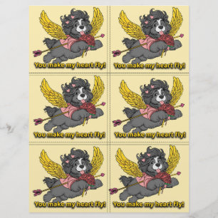 Dog Puppy Classroom Valentine Sheets