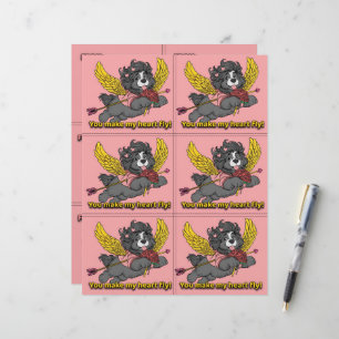 Dog Puppy Classroom Valentine Sheets