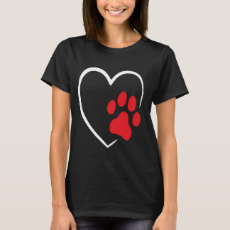 Dog Puppy Heart Animal Dog funny dog lover T-Shirt