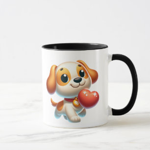 dog,puppy love mug