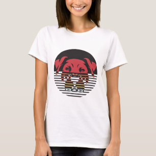 Dog Puppy Shirt I Love Dogs Paw Print Heart Cute