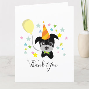 dog, puppy, thank you card