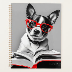 Dog Reading Book Planner