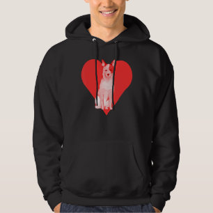 Dog Red Heart Australian Cattle Hoodie