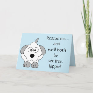 Dog Rescue Greeting Card