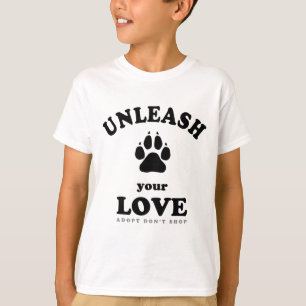 Dog Rescue - Unleash your love kids' T-Shirt