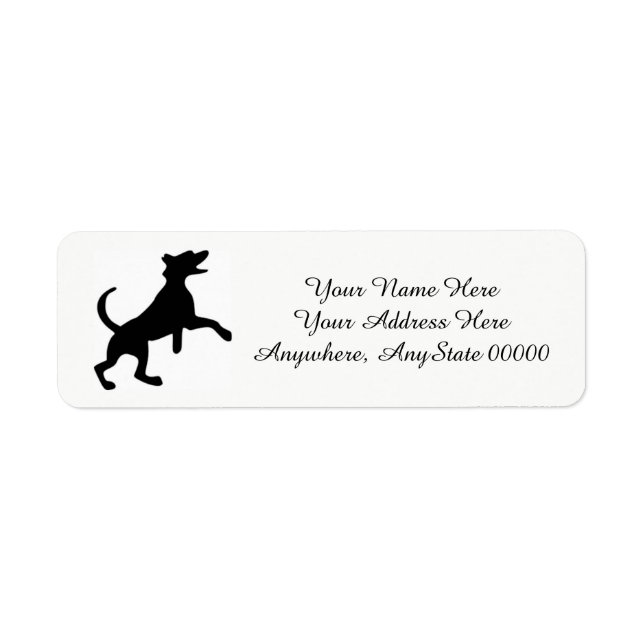 Dog Return Address Labels (Front)