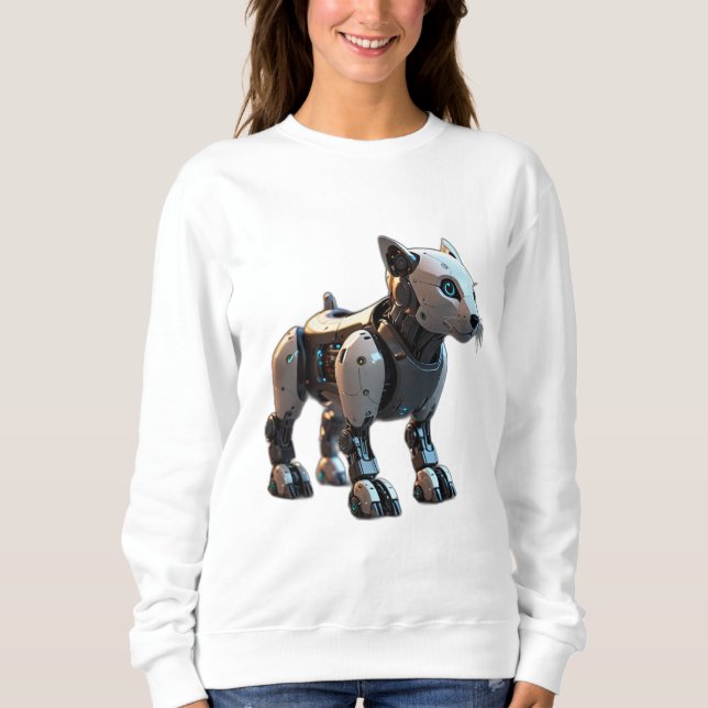 dog robot sweatshirt (Front)