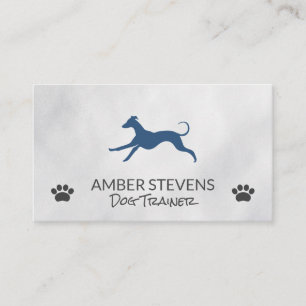 Dog running   Dog Paws Business Card