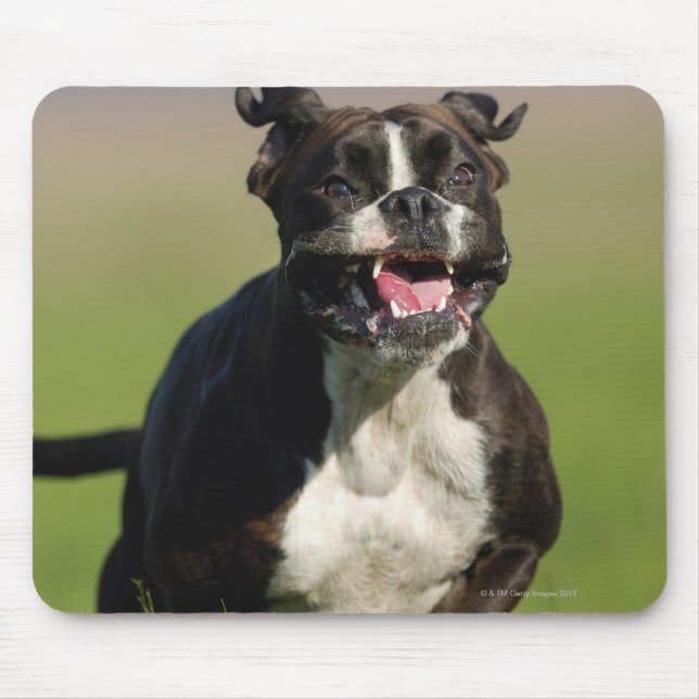 Dog Running Mouse Pad (Front)