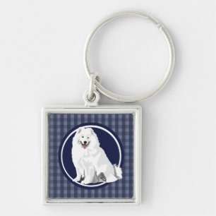 Dog Samoyed Keychain