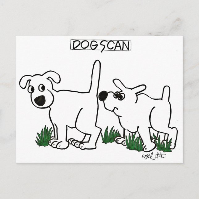 Dog Scan! Postcard (Front)