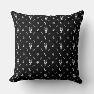 Dog Schnauzer Throw Pillow